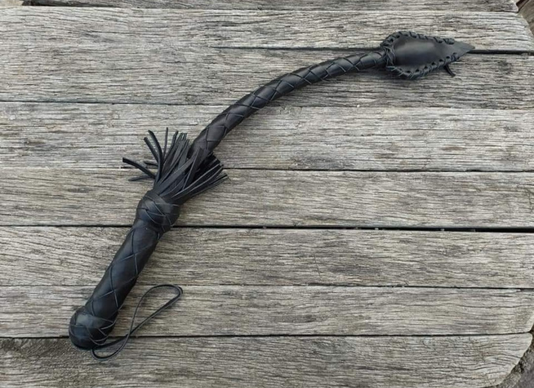 Cossack Nagayka made of genuine leather
