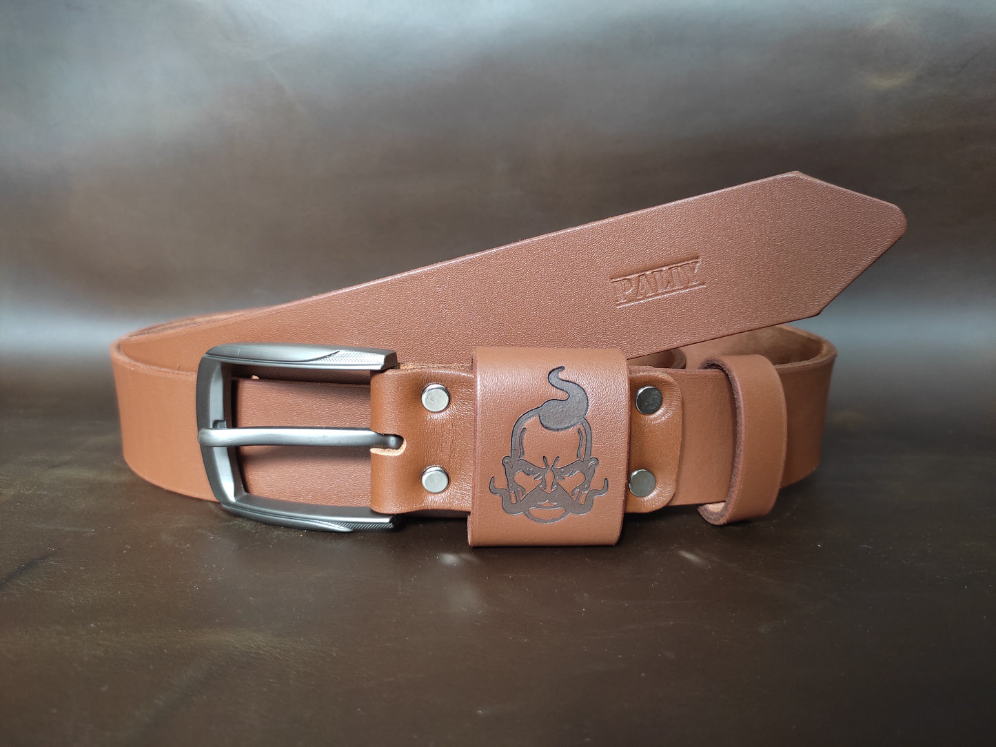 Handmade genuine leather belt